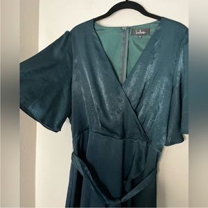 Emerald green dress never worn, great condition